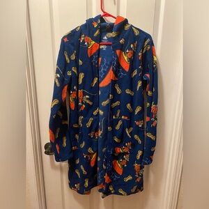 Disney Blue and Yellow Fleece Robe